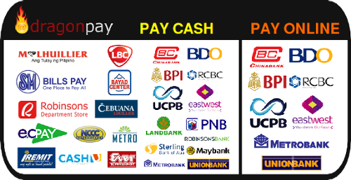 More Payments Options | BDO | Metrobank | RCBC  | SM Store | Bitcoin | 7-Eleven | Cebuana and more Easy Payments