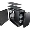 Fractal Design Define R6 Brushed Aluminum/Steel ATX Silent Modular Tempered Glass Computer Case Black - Chassis