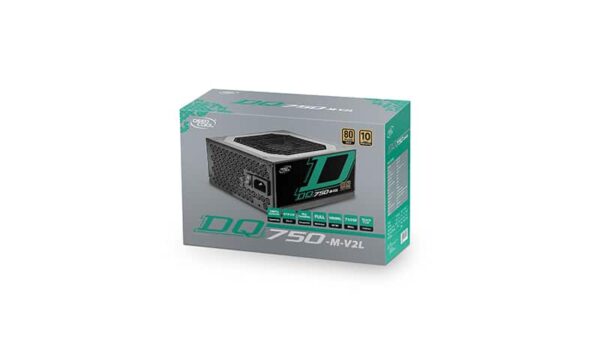 DeepCool DQ750-M 750W 80 Plus Gold Certified Fully Modular Power Supply - Power Sources