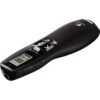 Logitech R800 Professional Presenter Wireless Presentation Clicker Remote with Green Laser Pointer and LCD Display - Computer Accessories