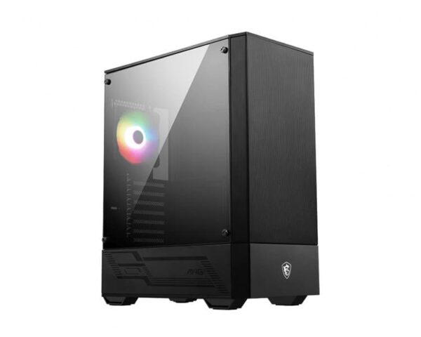 MSI MAG Forge 110R Tempered Glass Mid Tower Black PC Case - Chassis