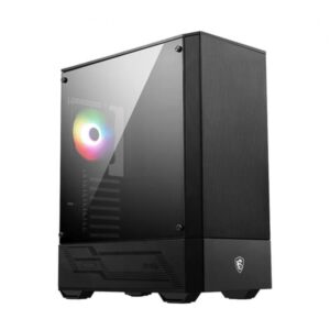 MSI MAG Forge 111R Tempered Glass Mid Tower Black PC Case - Chassis