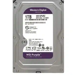 WD Purple 1TB Surveillance 5400 RPM SATA 6 WD10PURZ Hard Drive - Internal Hard Drives