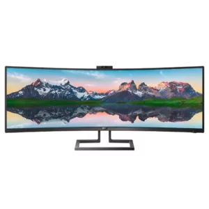 Philips 439P9H1 43" 4K 100HZ 4MS SuperWide Curved with Pop-up Webcam and Speaker Gaming Monitor - Monitors