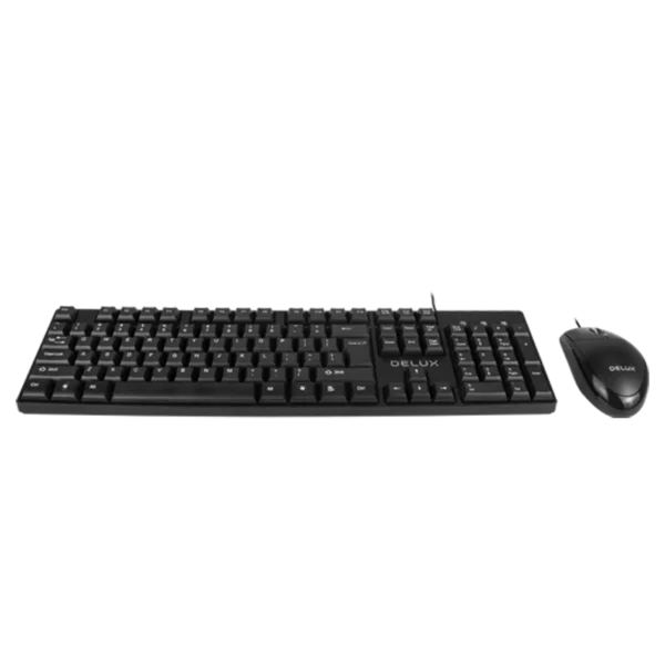 Delux K6005U+M331BU Wired Keyboard and Mouse Combo - Computer Accessories