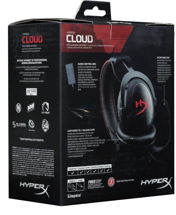 Kingston HyperX® Cloud Headset [Black] - Computer Accessories