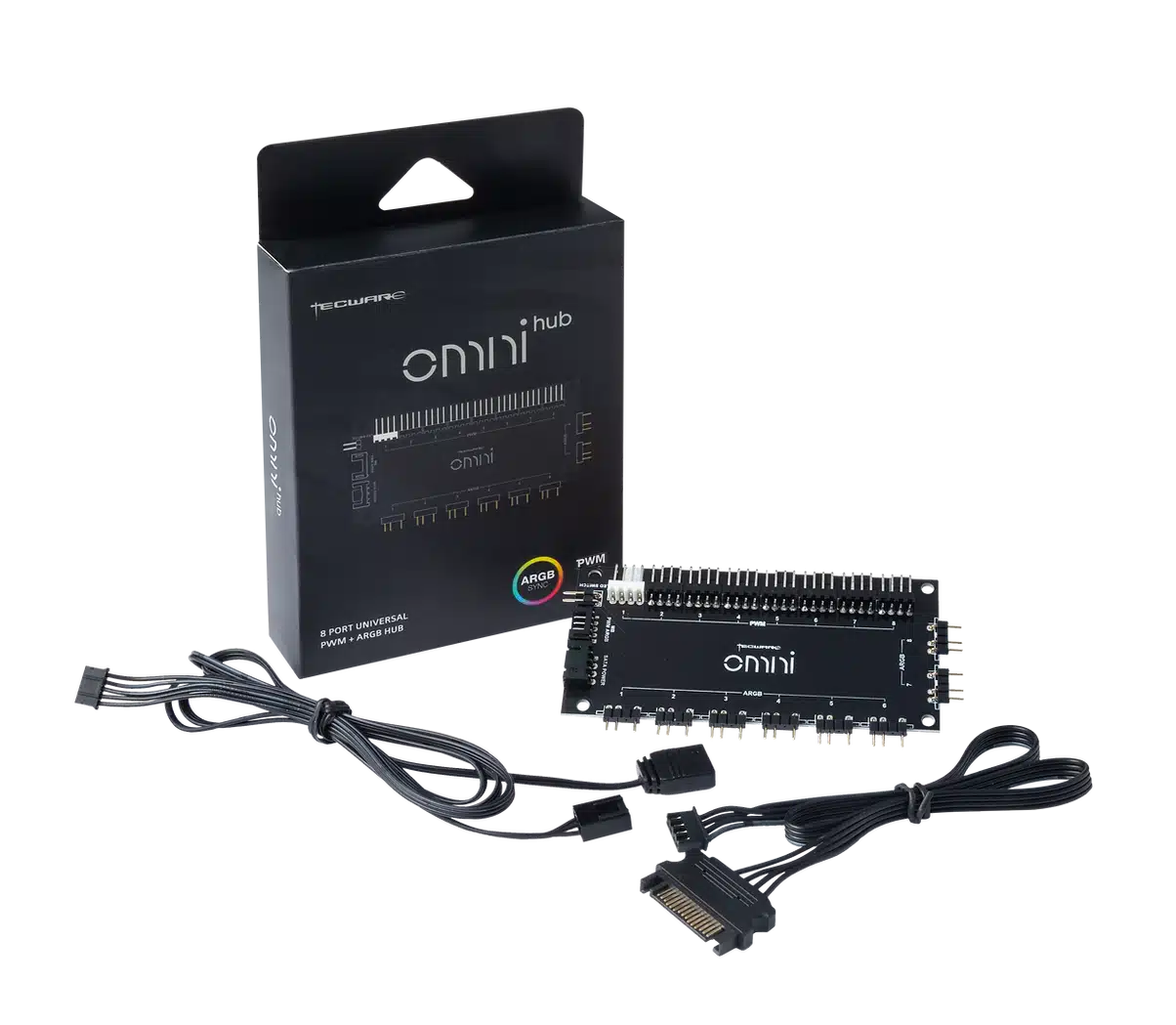 Tecware Omni Hub 8 Port aRGB/PWM Fan Hub