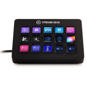 Elgato Stream Deck MK.2 – Studio Controller 15 Macro Keys - Computer Accessories