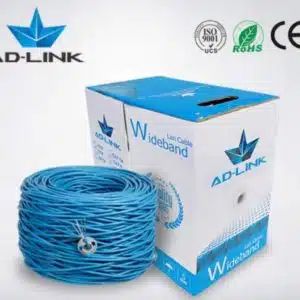 ADlink 305 Meters CAT6E UTP Cable Blue 1 Box - Cables