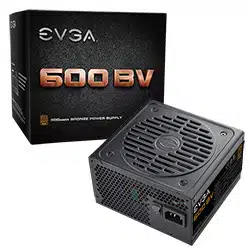 EVGA 500 BV 500W | 600W 80+ Bronze Power Supply Unit - Power Sources