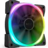 NZXT AER RGB 2 140MM Single Pack Fan HF-28140-B1/BW - Cooling Systems