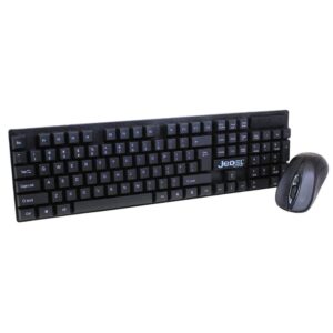 Jedel WS630 2.4GHZ Wireless Keyboard + Mouse Combo USB - Computer Accessories