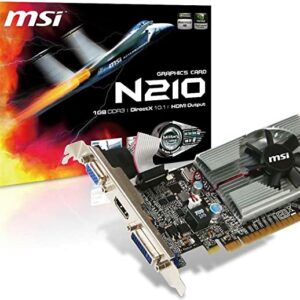 MSI N210 MD1G/D3 GeForce 210 Graphic Card - Nvidia Video Cards