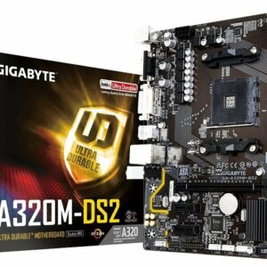 Gigabyte GA-A320M-DS2 1.AMD A320 DDR4 GB LAN USB 3.1 Raid Micro ATX Motherboard - AMD Motherboards
