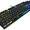 Corsair K60 RGB Pro SE Mechanical Gaming Keyboard Cherry Viola Black - Computer Accessories