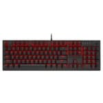 Corsair K60 Pro Mechanical Gaming Keyboard Red Led Cherry Viola Black