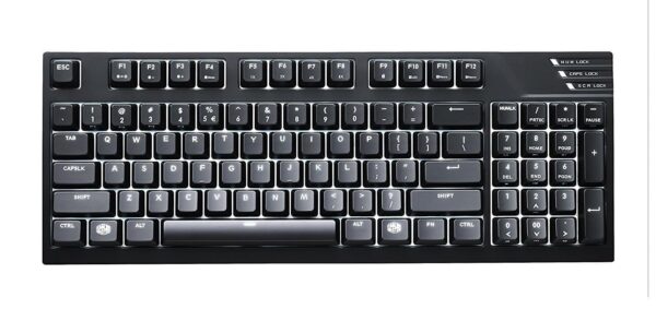 Cooler Master MasterKeys Pro M White Mechanical Gaming Keyboard - Computer Accessories