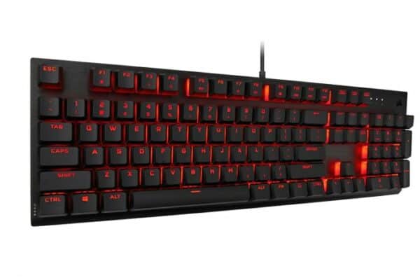 Corsair K60 Pro Mechanical Gaming Keyboard Red Led Cherry Viola Black - Computer Accessories