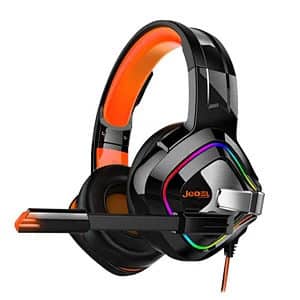 Jedel GH-201 RGB Gaming Stereo Headset/Braided Cable W/ Mic - Computer Accessories