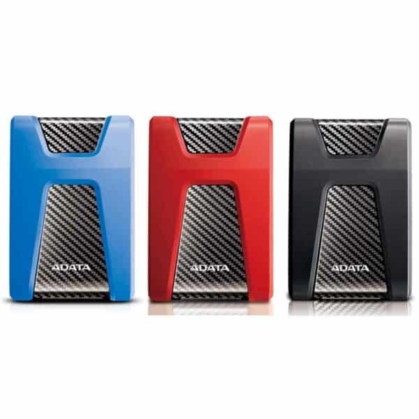 ADATA HD650 1TB | 2TB Anti-Shock External Hard Drive Black | Blue | Red - External Storage Drives