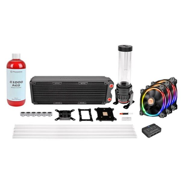 Thermaltake Pacific RL360 D5 Hard Tube RGB Water Cooling Kit - Cooling Systems