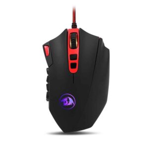Redragon M901 PERDITION 16400 DPI High-Precision Programmable Laser Gaming Mouse - Computer Accessories