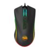Redragon M711 COBRA Gaming Mouse RGB Color Backlit, 10,000 DPI, 7 Programmable Buttons Black | White - Computer Accessories
