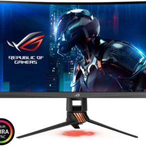 ASUS ROG Swift PG27VQ 27" 1440p 1ms 165Hz DP HDMI G-SYNC Aura Sync Curved Gaming Monitor with Eye Care - Monitors