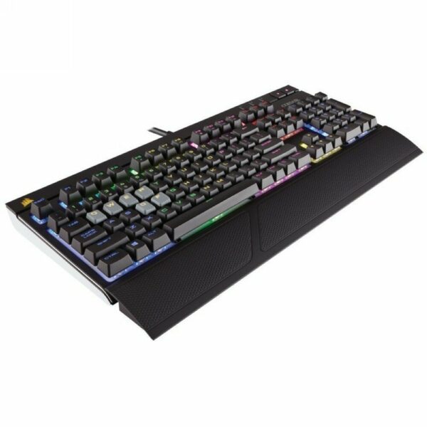 Corsair STRAFE RGB Mechanical Gaming Keyboard — Cherry MX Silent - Computer Accessories