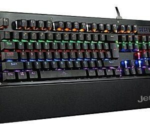 Jedel KL90 RGB Mechanical Gaming Keyboard W/ Wristpad USB (Blue Switch) - Computer Accessories