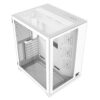 Xigmatek Aquarius S Artic White Front & Side Tempered w 3 White ARGB Fan Chassis - Chassis