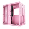 Xigmatek Aquarius S Queen Pink Front & Side Tempered w 3 White ARGB Fan Chassis - Chassis