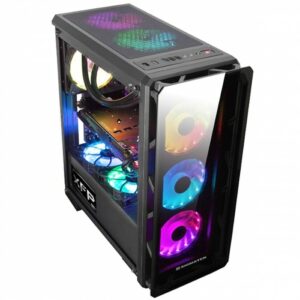 Xigmatek Astro Three Side Tempered Design 4x RGB Fan Chassis - Chassis