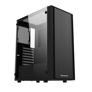 Xigmatek Athena Front Hairline Brush Panel & Left Tempered Design 330mm Length Chassis - Chassis