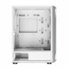 Xigmatek Gaming X Arctic (White) Metal Front with Left Tempered Design 4 RGB Fan w LED Switch Chassis - Chassis