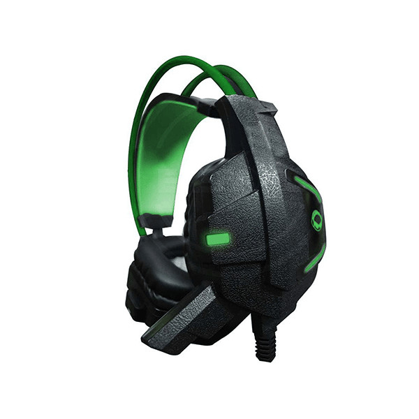 Rakk Daguob Illuminated Gaming Headset Green - Computer Accessories