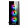 Xigmatek Siricon III Front & Left Tempered Design 4 ARGB Fan w LED Switch Chassis - Chassis