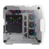 Xigmatek X7 White Front & Left Tempered Design W7 x RGB Fan Chassis - Chassis