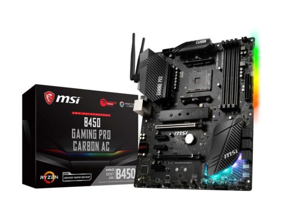 MSI B450 GAMING PRO CARBON AC - AMD Motherboards