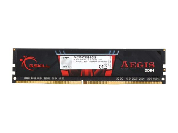 G.SKILL Aegis 8GB 288-Pin DDR4 SDRAM DDR4 2400 - Desktop Memory