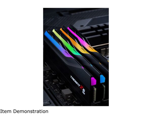 G.SKILL Trident Z5 RGB Series 32GB 2 x 16GB DDR5 5600 CL36 Intel XMP 3.0 Desktop Memory Model F5-5600U3636C16GX2-TZ5RK - Desktop Memory
