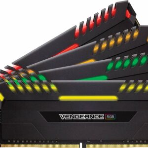 Corsair Vengeance RGB 32GB (4x8GB) DDR4 3000MHz C15 Desktop Memory - Desktop Memory
