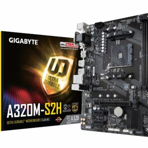 Gigabyte A320M S2H AMD AM4 Motherboard - AMD Motherboards
