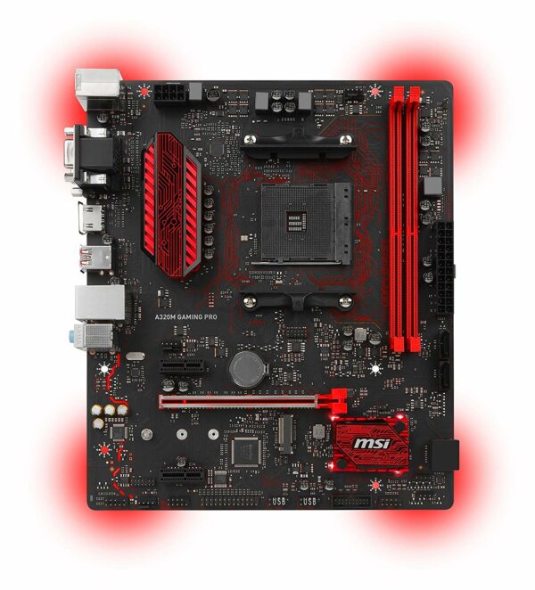 MSI A320M Gaming Pro AMD Motherboard - AMD Motherboards