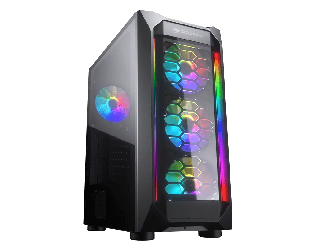Cougar MX410 Mesh-G RGB Mid-Tower Case with Tempered Glass