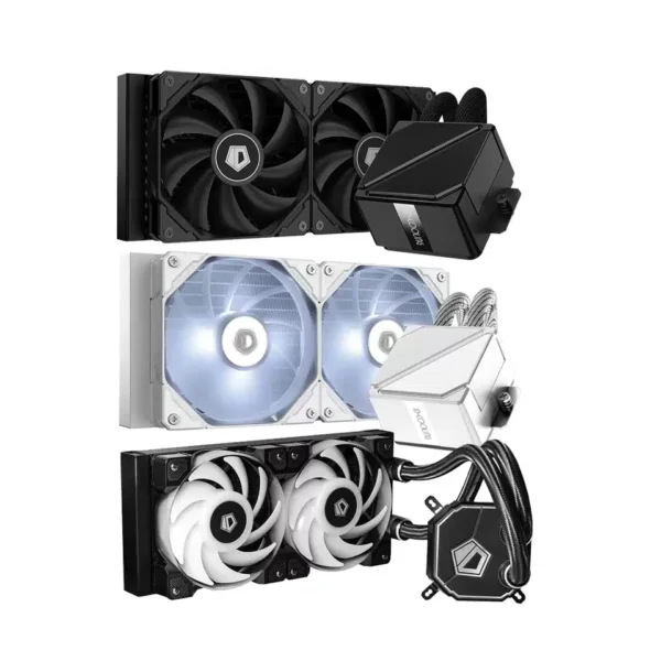 IDcooling DashFlow 240 AIO Cooling System Black | White | RGB AM5 Compatible - AIO Liquid Cooling System