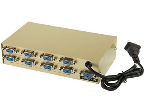 FJ Gear, 8 ports, VGA splitter, 150Mhz, 1600x1280 - Computer Accessories