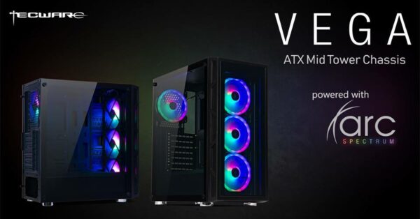 Tecware Vega Mid Tower Gaming Chassis - Chassis