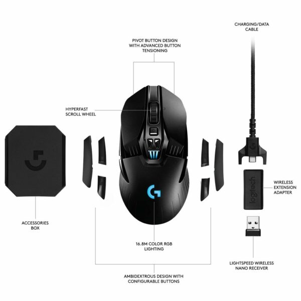 Logitech G903 LIGHTSPEED Gaming Mouse - BTZ Flash Deals
