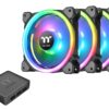 Thermaltake Riing Trio 12cm RGB 256 Colors Radiator Fan TT Premium Edition - Cooling Systems